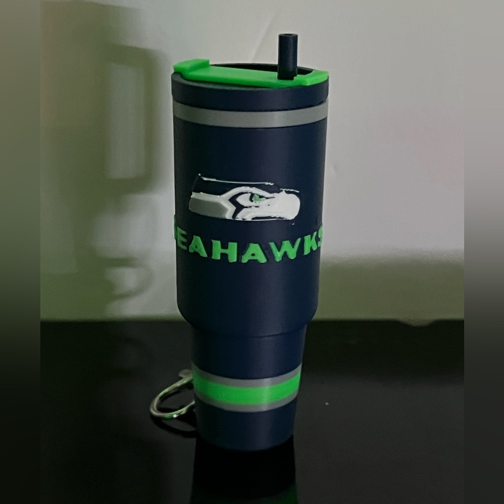 Seattle Seahawks  football Mini Tumbler keychain